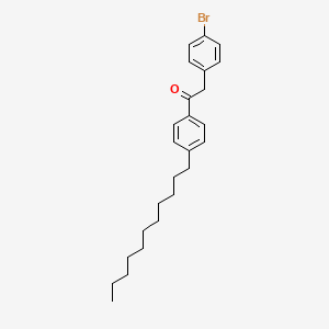 2-(4-Bromophenyl)-1-(4-undecylphenyl)ethan-1-one