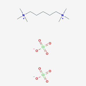 N~1~,N~1~,N~1~,N~5~,N~5~,N~5~-Hexamethylpentane-1,5-bis(aminium) diperchlorate