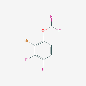 molecular formula C7H3BrF4O B1449954 1-Bromo-2,3-difluoro-6-(difluoromethoxy)benzene CAS No. 1807026-35-2