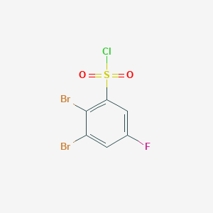 2,3-Dibromo-5-fluorobenzenesulfonyl chloride