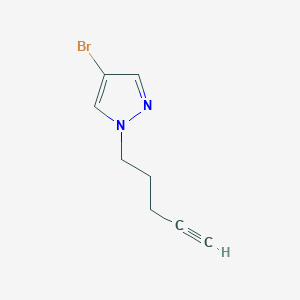 4-bromo-1-(pent-4-yn-1-yl)-1H-pyrazole