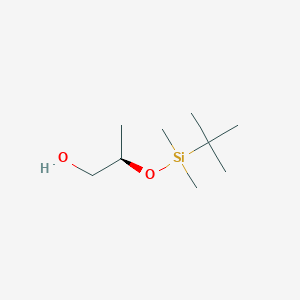 molecular formula C9H22O2Si B1449967 (R)-2-(tert-Butyl-dimethyl-silanyloxy)-propan-1-ol CAS No. 265309-82-8