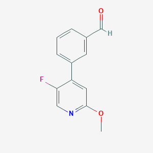 3-(5-Fluoro-2-methoxypyridin-4-yl)-benzaldehyde
