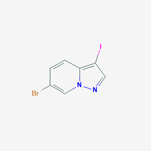 6-Bromo-3-iodopyrazolo[1,5-a]pyridine