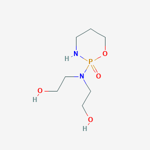 molecular formula C7H17N2O4P B1449982 2-(Bis(2-hydroxyethyl)amino)-1,3,2-oxazaphosphinane 2-oxide CAS No. 90632-33-0