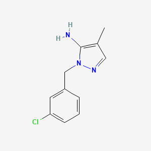 1-(3-Chlorobenzyl)-4-methyl-1H-pyrazol-5-amine