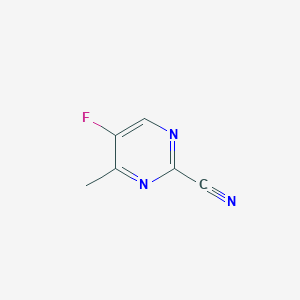 5-Fluoro-4-methylpyrimidine-2-carbonitrile