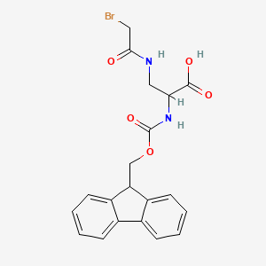 molecular formula C20H19BrN2O5 B1449991 Fmoc-Dap(Bromacetyl)-OH CAS No. 1448613-98-6