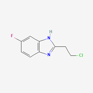 2-(2-Chloroethyl)-6-fluoro-1H-benzimidazole