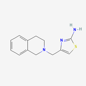 4-(3,4-Dihydroisoquinolin-2(1H)-ylmethyl)-1,3-thiazol-2-amine