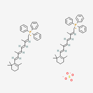 [3,7-Dimethyl-9-(2,6,6-trimethyl-1-cyclohexen-1-yl)-2,4,6,8-nonatetraen-1-yl]triphenyl-phosphonium sulfate