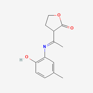 3-[(1E)-N-(2-Hydroxy-5-methylphenyl)ethanimidoyl]oxolan-2-one