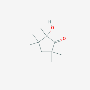 2-Hydroxy-2,3,3,5,5-pentamethylcyclopentan-1-one