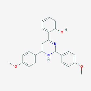 6-[2,6-Bis(4-methoxyphenyl)tetrahydropyrimidin-4(1H)-ylidene]cyclohexa-2,4-dien-1-one