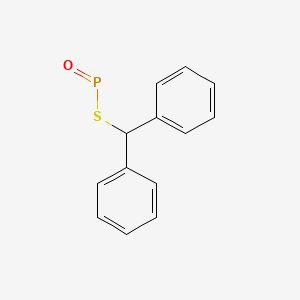 [Phenyl(phosphorososulfanyl)methyl]benzene