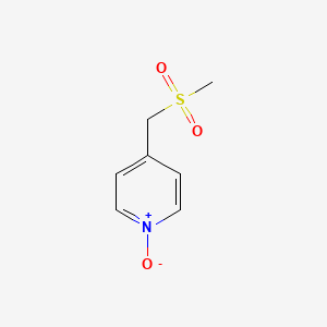 4-[(Methanesulfonyl)methyl]-1-oxo-1lambda~5~-pyridine