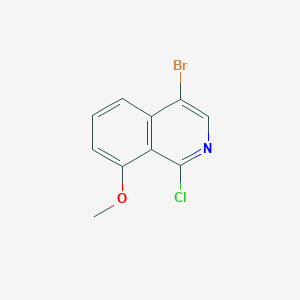4-Bromo-1-chloro-8-methoxyisoquinoline