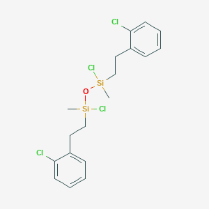 1,3-Dichloro-1,3-bis[2-(2-chlorophenyl)ethyl]-1,3-dimethyldisiloxane