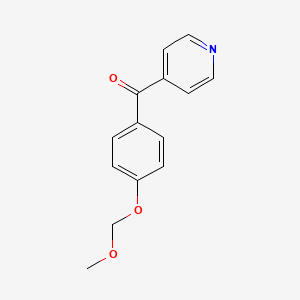 [4-(Methoxymethoxy)phenyl](pyridin-4-yl)methanone