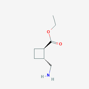 ethyl (1R,2R)-2-(aminomethyl)cyclobutane-1-carboxylate