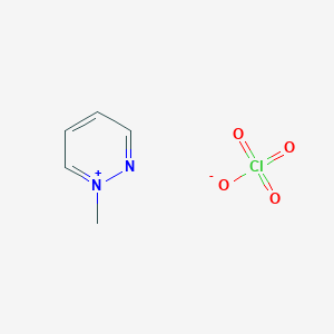 molecular formula C5H7ClN2O4 B14500226 1-Methylpyridazin-1-ium perchlorate CAS No. 63858-85-5