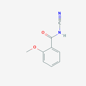 molecular formula C9H8N2O2 B14500229 N-Cyano-2-methoxybenzamide CAS No. 63488-95-9