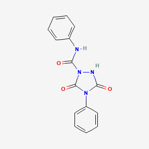 3,5-Dioxo-N,4-diphenyl-1,2,4-triazolidine-1-carboxamide