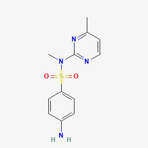 4-amino-N-methyl-N-(4-methylpyrimidin-2-yl)benzenesulfonamide