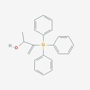 molecular formula C22H22OSi B14500290 3-(Triphenylsilyl)but-3-en-2-ol CAS No. 63429-74-3