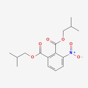 molecular formula C16H21NO6 B14500311 Bis(2-methylpropyl) 3-nitrobenzene-1,2-dicarboxylate CAS No. 63181-76-0