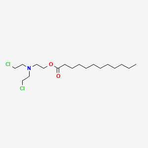 2-[Bis(2-chloroethyl)amino]ethyl dodecanoate