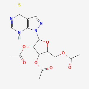 [3,4-diacetyloxy-5-(4-sulfanylidene-7H-pyrazolo[3,4-d]pyrimidin-1-yl)oxolan-2-yl]methyl acetate