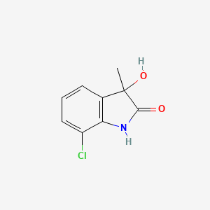 7-Chloro-3-hydroxy-3-methyl-1,3-dihydro-2H-indol-2-one