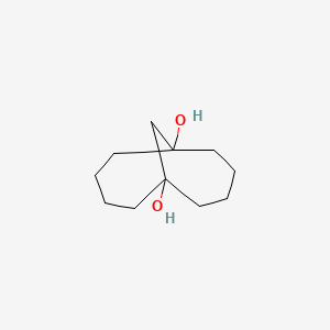 molecular formula C11H20O2 B14500435 Bicyclo[4.4.1]undecane-1,6-diol CAS No. 64790-26-7