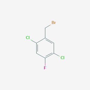molecular formula C7H4BrCl2F B1450047 2,5-Dichloro-4-fluorobenzyl bromide CAS No. 1806302-59-9