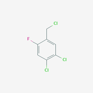 molecular formula C7H4Cl3F B1450048 4,5-Dichloro-2-fluorobenzyl chloride CAS No. 1804886-28-9
