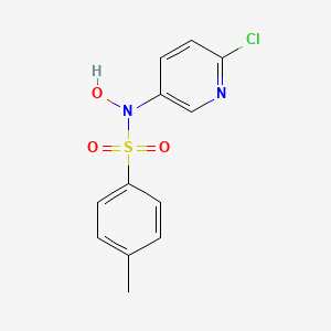 N-(6-Chloropyridin-3-yl)-N-hydroxy-4-methylbenzene-1-sulfonamide