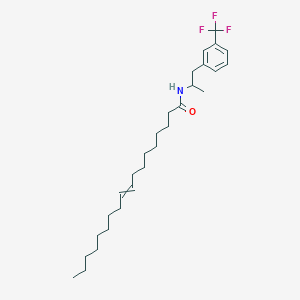 molecular formula C28H44F3NO B14500611 N-{1-[3-(Trifluoromethyl)phenyl]propan-2-YL}octadec-9-enamide CAS No. 64449-86-1