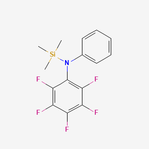 1,1,1-Trimethyl-N-(pentafluorophenyl)-N-phenylsilanamine