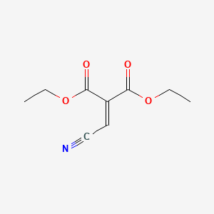 molecular formula C9H11NO4 B14500717 Propanedioic acid, (cyanomethylene)-, diethyl ester CAS No. 64677-35-6