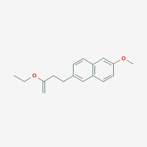 2-(3-Ethoxybut-3-en-1-yl)-6-methoxynaphthalene