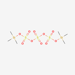 2,2,10,10-Tetramethyl-4,4,6,6,8,8-hexaoxo-3,5,7,9-tetraoxa-4lambda~6~,6lambda~6~,8lambda~6~-trithia-2,10-disilaundecane