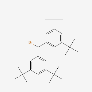 molecular formula C29H43Br B14500768 1,1'-(Bromomethylene)bis(3,5-di-tert-butylbenzene) CAS No. 62907-85-1