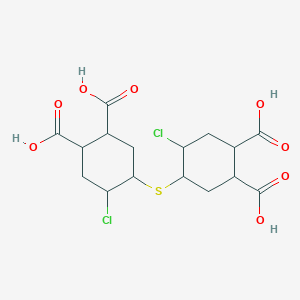 4,4'-Sulfanediylbis(5-chlorocyclohexane-1,2-dicarboxylic acid)