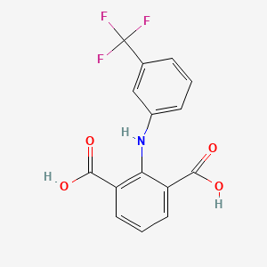 2-[3-(Trifluoromethyl)anilino]benzene-1,3-dicarboxylic acid