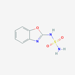 molecular formula C7H7N3O3S B145008 N-Sulfamoylbenzoxazol-2-amine CAS No. 136810-65-6
