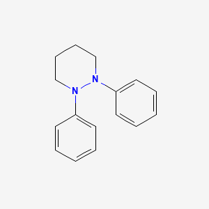 molecular formula C16H18N2 B14500819 Pyridazine, hexahydro-1,2-diphenyl- CAS No. 63378-87-0