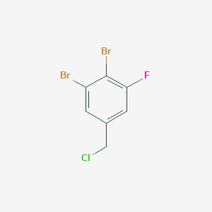 molecular formula C7H4Br2ClF B1450091 3,4-Dibromo-5-fluorobenzyl chloride CAS No. 1806354-57-3