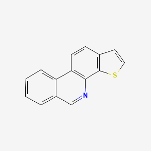 molecular formula C15H9NS B14500915 Thieno[3,2-c]phenanthridine CAS No. 64059-68-3