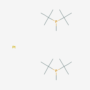 molecular formula C18H42P2Pt B14500918 Ditert-butyl(methyl)phosphane;platinum CAS No. 64237-17-8